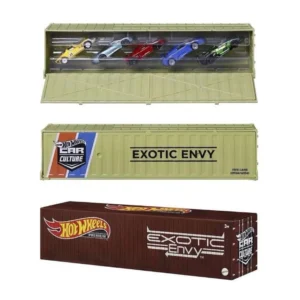 Hot Wheels 2022 Exotic Envy 2 Container Pack (Set of 5 Cars)